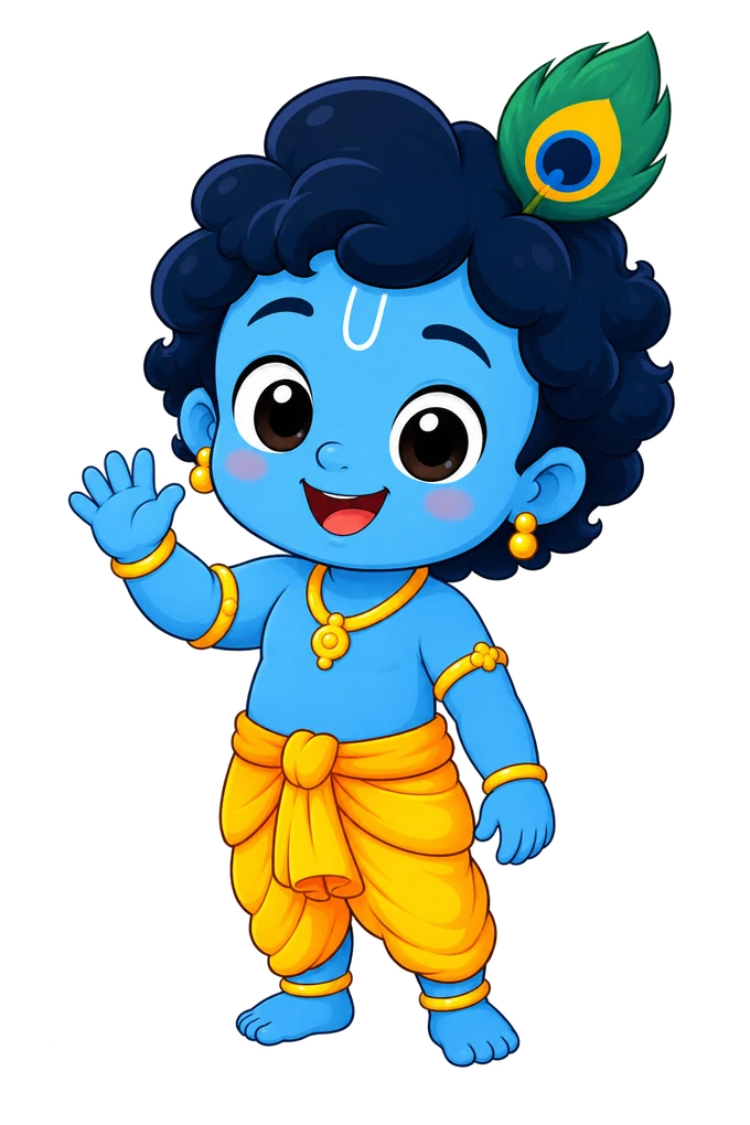 Kanha, the app's mascot, waving hello